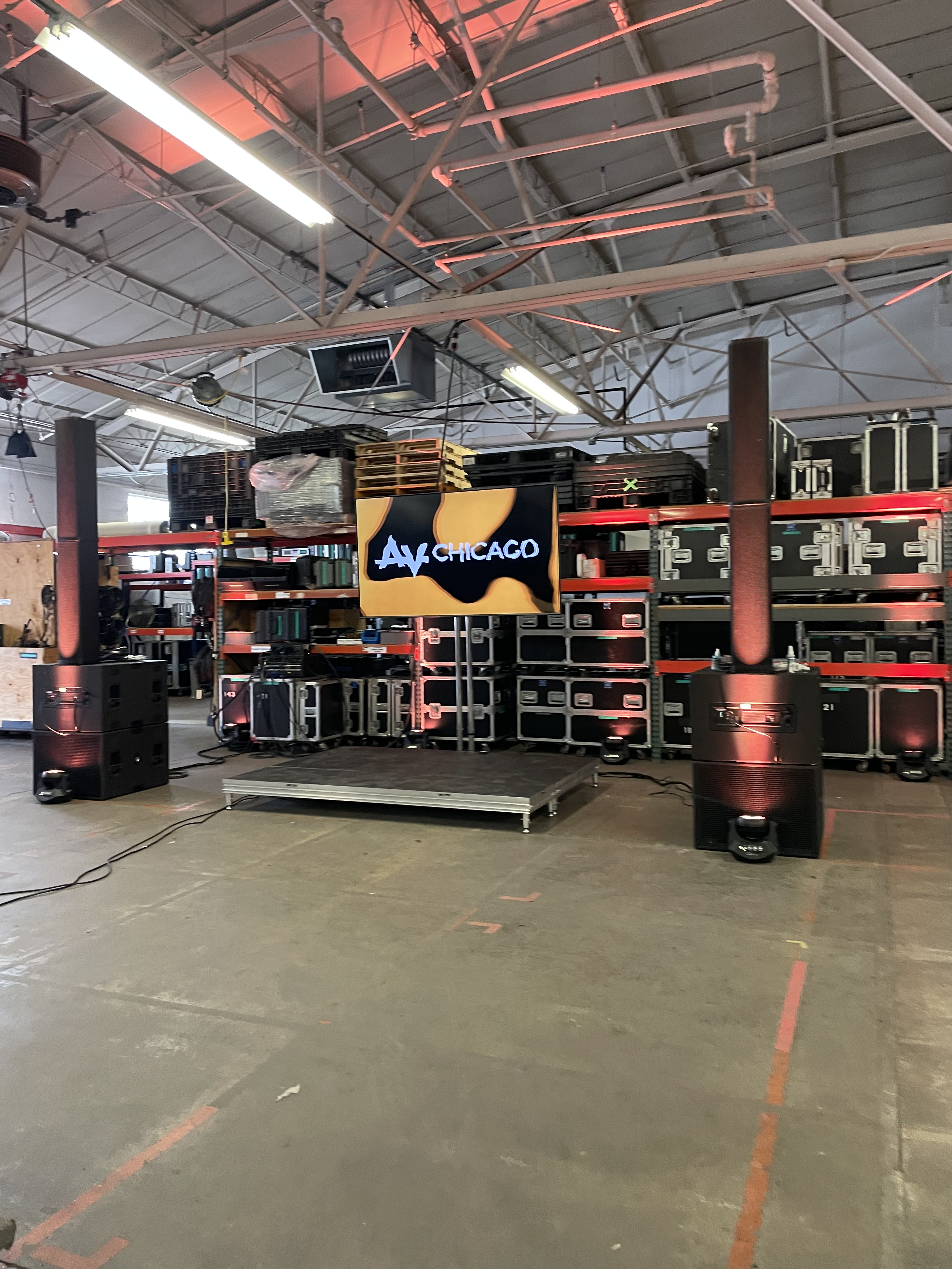 Innovative Adaptive Technology at AV Chicago with EAW AC6 Column Speakers